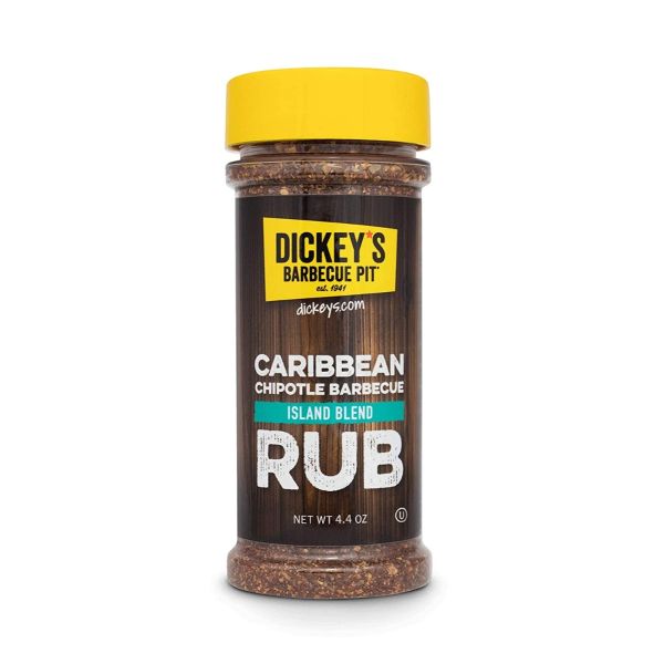 DICKEYS: Caribbean Chipotle Barbecue Rub, 4 oz