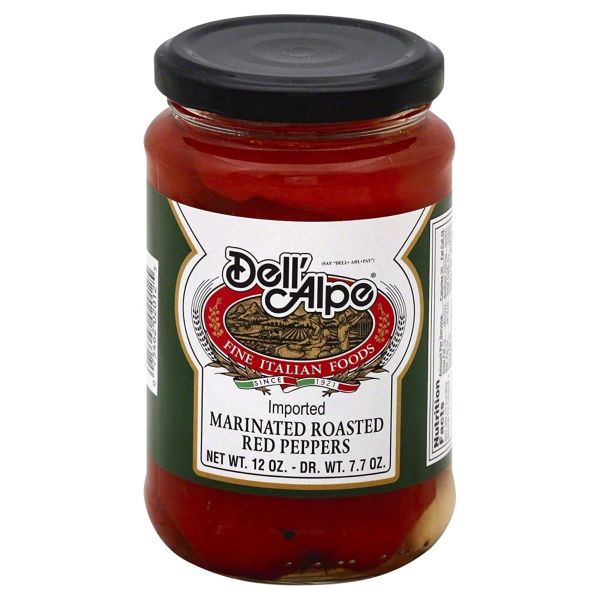 DELL ALPE: Marinated Roasted Red Pepper, 12 oz