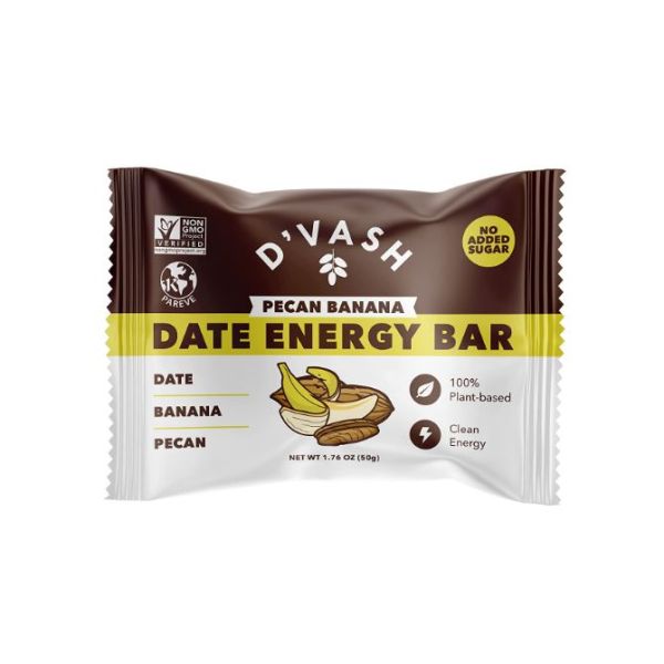 DVASH ORGANICS: Pecan Banana Date Energy Bar, 1.76 oz