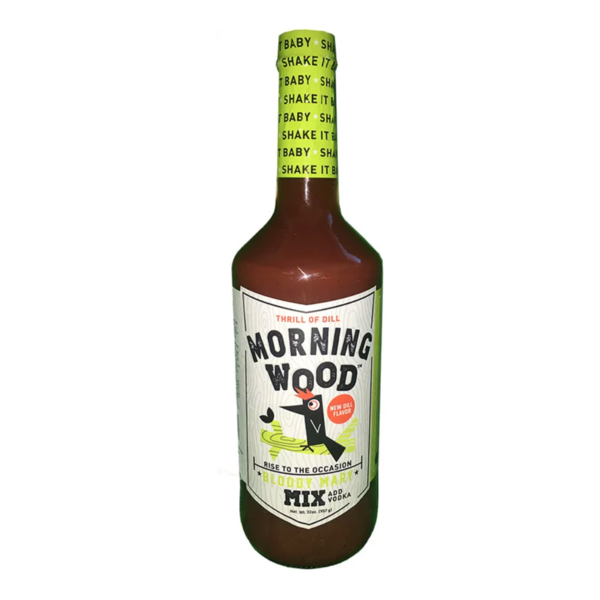 MORNING WOOD: Bloody Mary Spicy Dill Mix, 32 fo