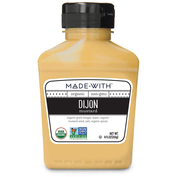 MADE WITH: Organic Dijon Mustard, 9 oz