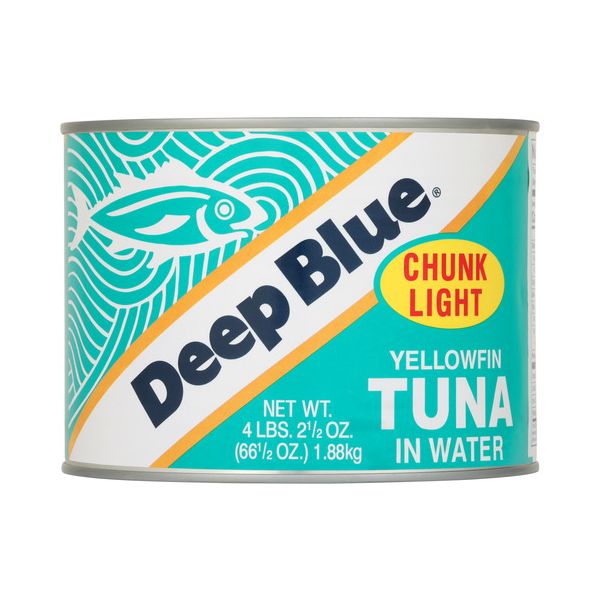 DEEP BLUE: Yellowfin Tuna Chunk Light, 66.5 oz