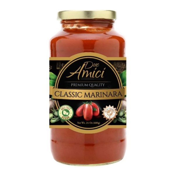 DUE AMICI: Classic Marinara Sauce, 24 fo
