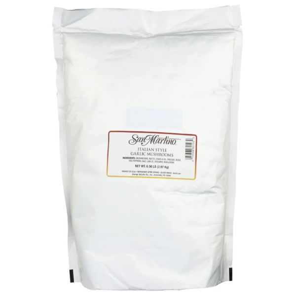 DELALLO: Italian Style Marinated Mushrooms, 105 oz