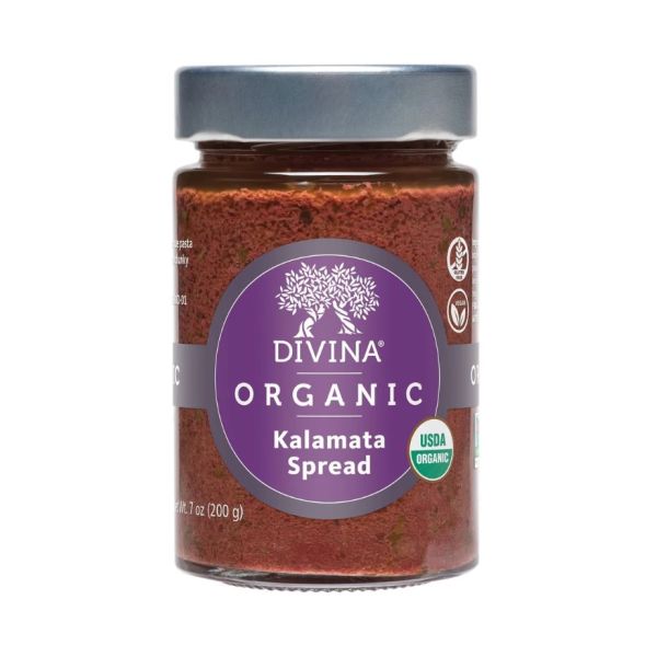 DIVINA: Organic Kalamata Olive Spread, 7 oz