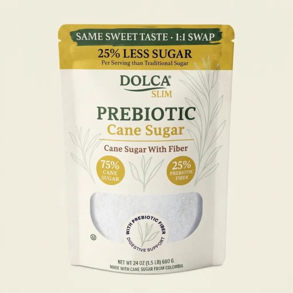 DOLCA: Slim Prebiotic Cane Sugar, 1.5 lb