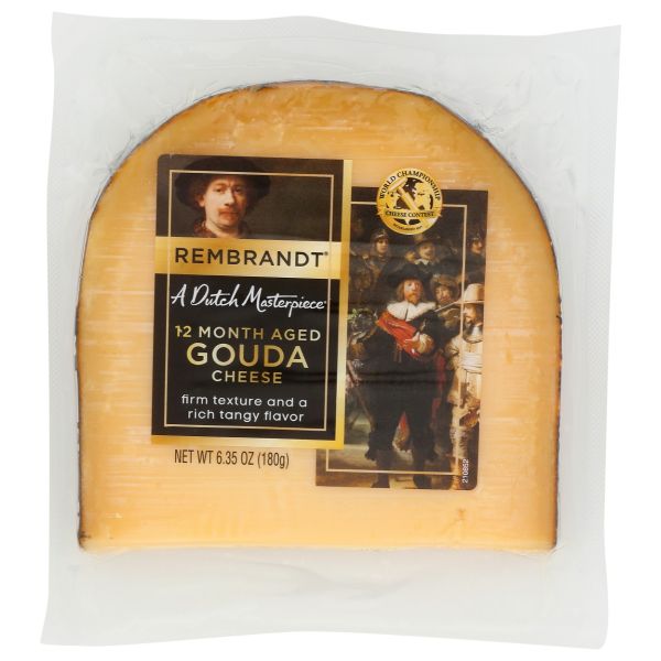 DUTCH MASTER: Rembrandt Extra Aged Gouda Cheese, 5.64 oz