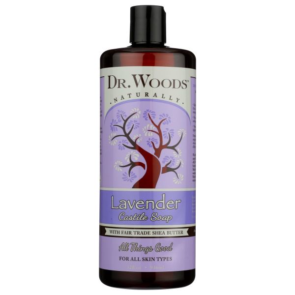 DR WOODS: Lavender with Shea Butter Liquid Soap, 32 oz