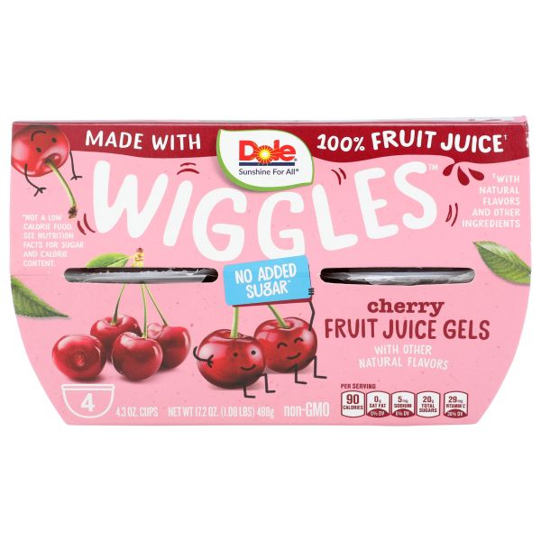 DOLE: Cherry Wiggles, 17.2 oz
