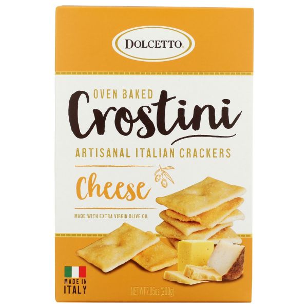 DOLCETTO: Crostini Cheese Crackers, 7.05 oz