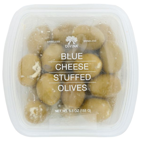 DIVINA: Blue Cheese Stuffed Olives, 5.5 oz