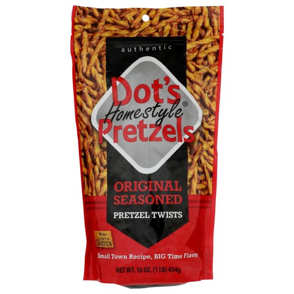 DOTS HOMESTYLE: Original Seasoned Pretzel Twists, 16 oz