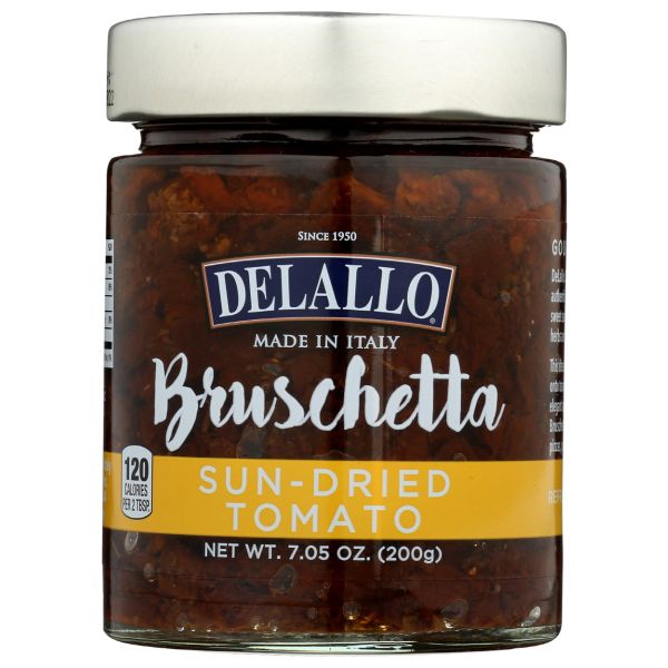 DELALLO: Sundried Tomato Bruschetta, 7.05 oz