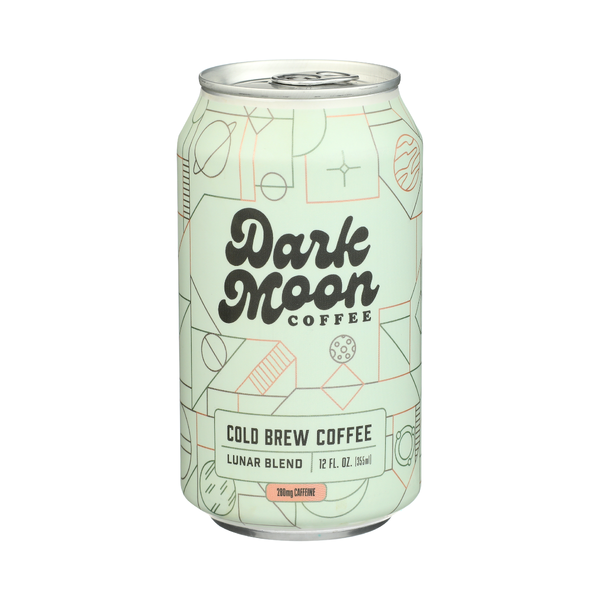 DARK MOON COFFEE ROASTERS: Lunar Blend Cold Brew Coffee, 12 fo