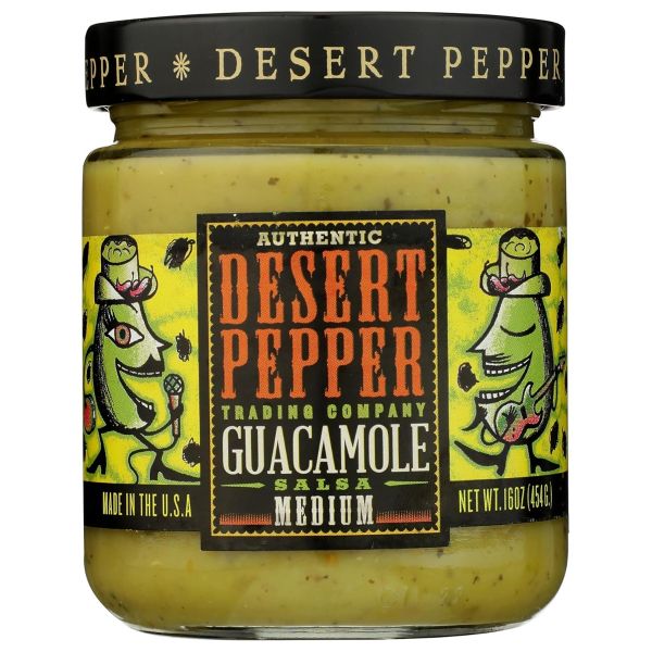 DESERT PEPPER: Guacamole Salsa, 16 oz