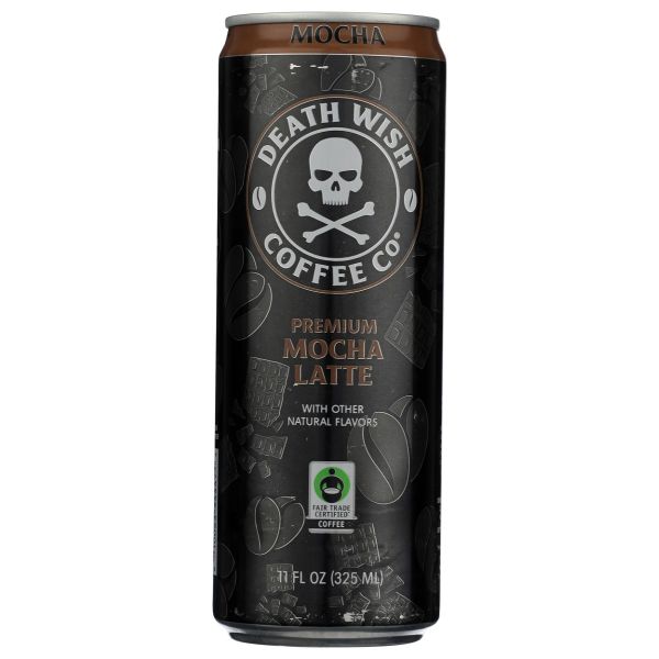 DEATH WISH COFFEE: Premium Mocha Latte Coffee, 11 fo
