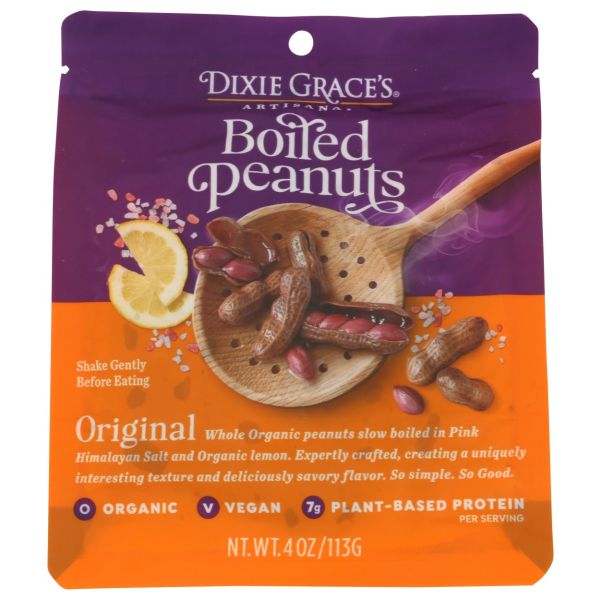 DIXIE GRACES: Original Boiled Peanuts, 4 oz