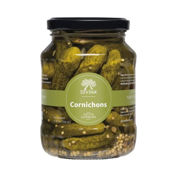 DIVINA: Cornichons, 11.8 oz
