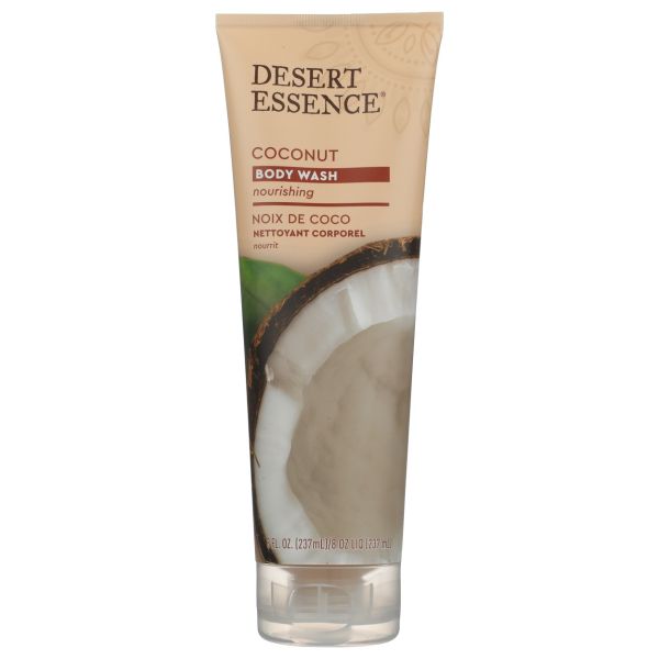 DESERT ESSENCE: Body Wash Coconut, 8 fl oz