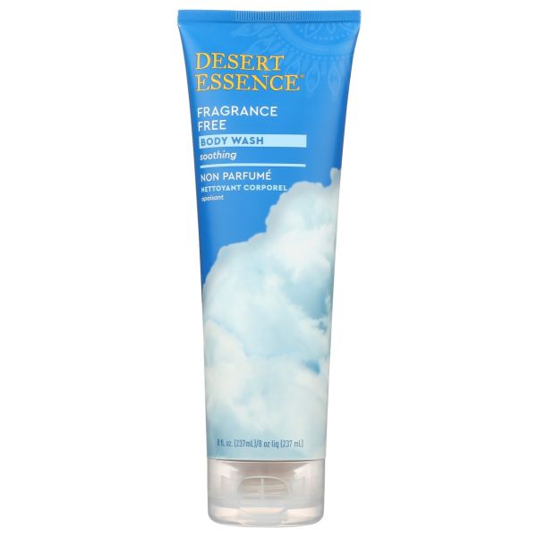 DESERT ESSENCE: Body Wash Fragrance Free, 8 fl oz