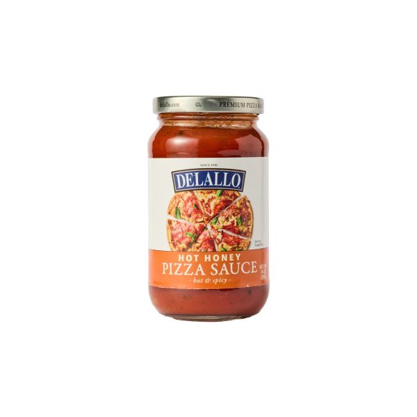 DELALLO: Hot Honey Pizza Sauce, 14 oz