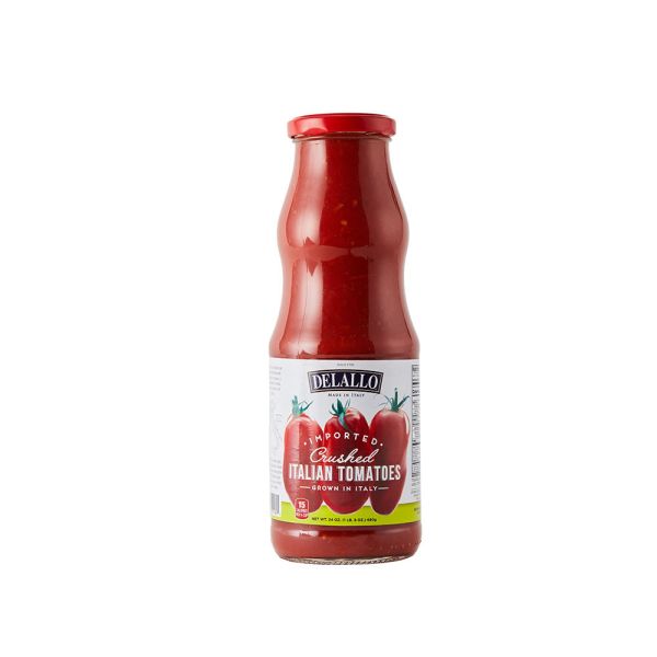DELALLO: Imported Italian Crushed Tomatoes, 24 oz