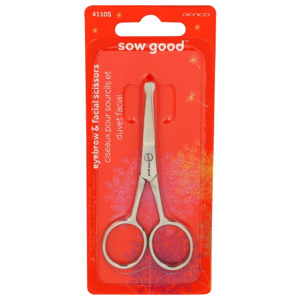 DENCO: Eyebrow and Facial Scissors, 1 ea