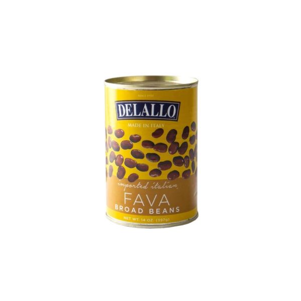 DELALLO: Imported Fava Beans, 14 oz