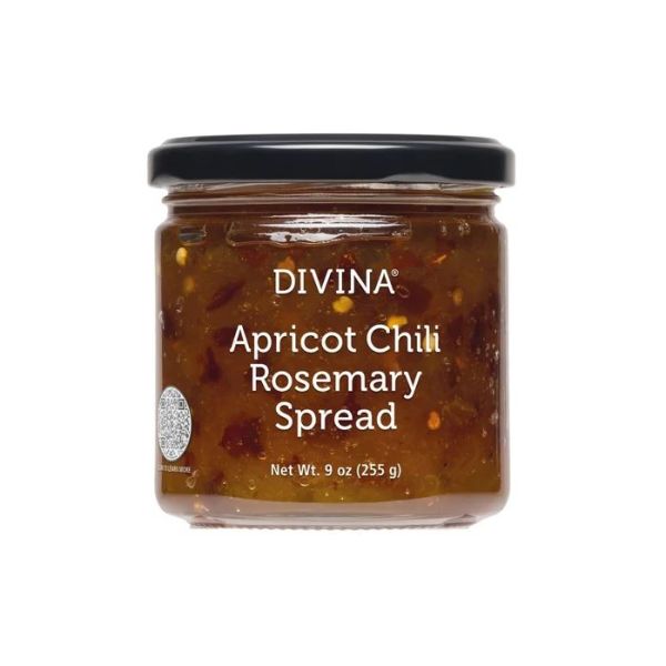 DIVINA: Apricot Chili Rosemary Spread, 9 oz