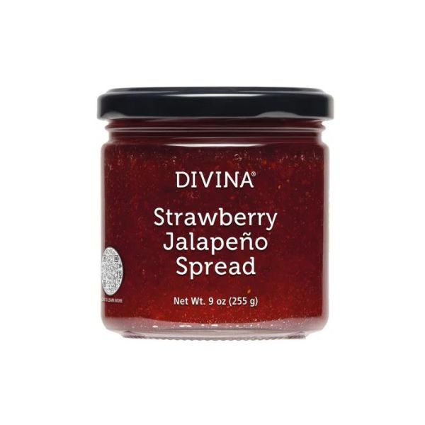 DIVINA: Strawberry Jalapeño Spread, 9 oz