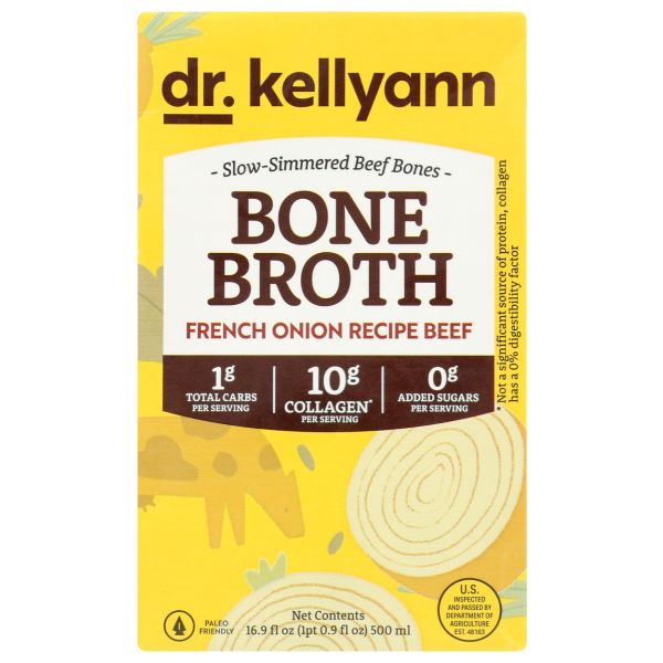 DR. KELLYANN: French Onion Bone Broth, 16.9 fo
