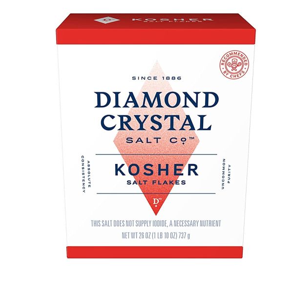 DIAMOND CRYSTAL: Kosher Salt Flakes, 26 oz