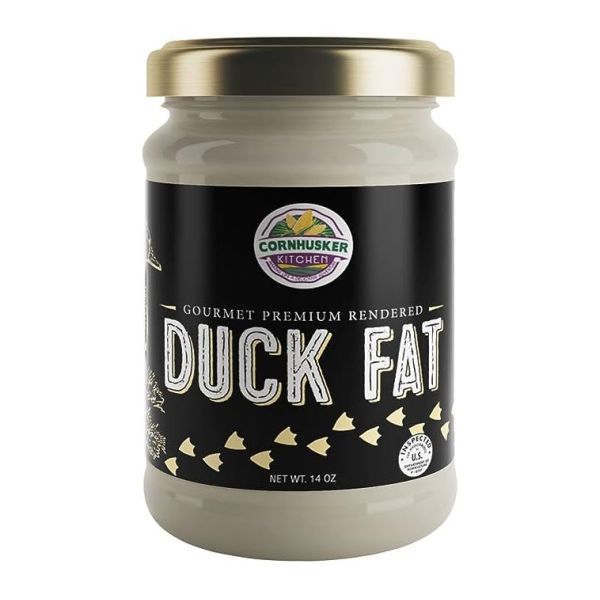CORNHUSKER KITCHEN: Gourmet Premium Rendered Duck Fat, 14 oz