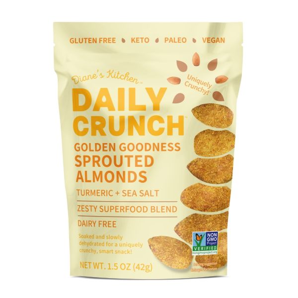 DAILY CRUNCH: Golden Goodness Sprouted Almond, 1.5 oz