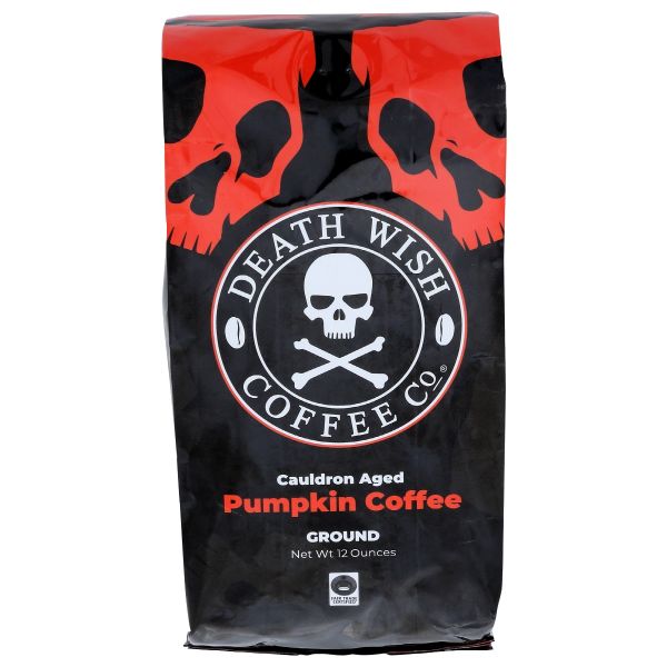 DEATH WISH COFFEE: Pumpkin Chai Coffee Ground, 12 oz
