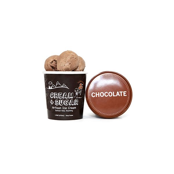 CREAM AND SUGAR: Ice Cream Chocolate, 16 oz