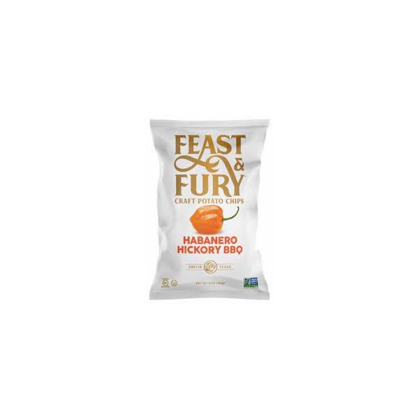 FEAST & FURY: Chips Habanero Bbq, 5 oz