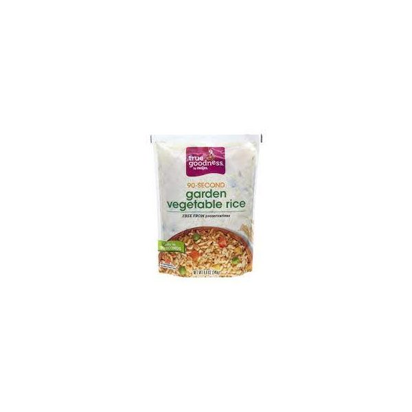 TRUE GOODNESS: Entree Rice Grdn Vegetabl, 8.8 oz