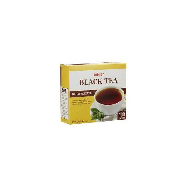 MEIJER: Tea Black Decaf, 100 bg