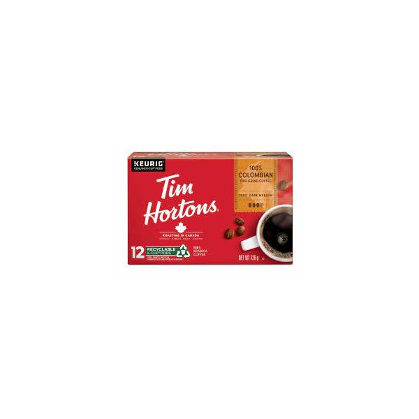 TIM HORTON: Coffee Ss 100Pcnt Columbn, 12 ea