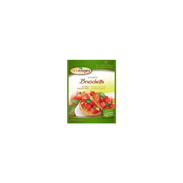 MRS WAGES: Seasoning Bruschetta Mix, 0.8 oz