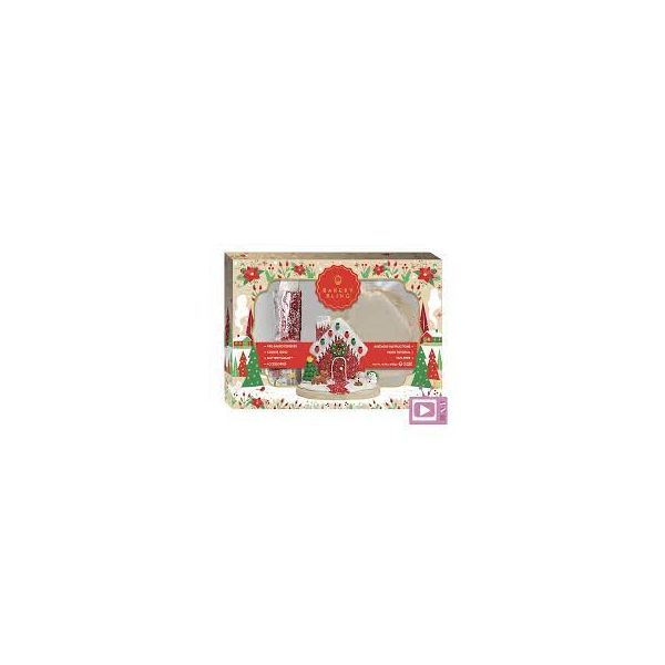 BAKERY BLING: Cookie Kit Red House, 15.87 oz