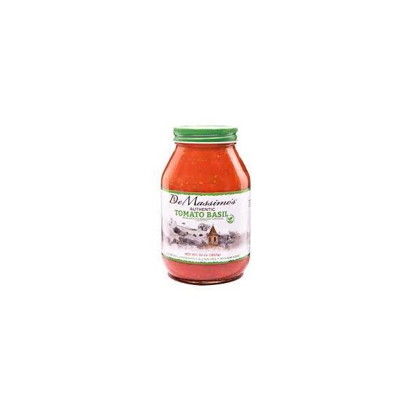 DE MASSIMOS: Sauce Pasta Tomato Basil, 32 oz
