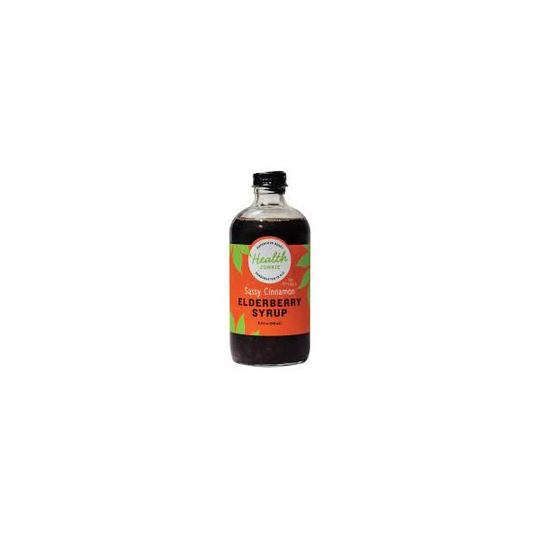 HEALTH JUNKIE: Elderberry Syrup Cinnamon, 8.3 fo