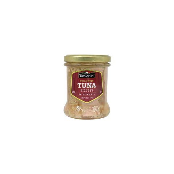 TUSCANINI: Tuna Filet Olive Oil Jar, 6 oz
