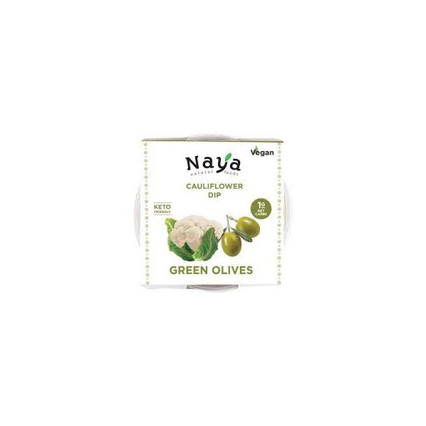 NAYA FOODS: Cauliflower Dip Olive, 8 oz
