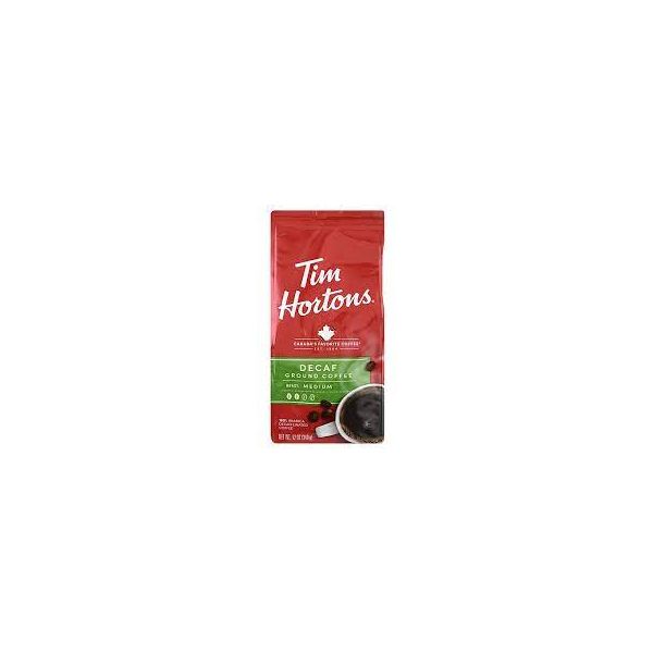 TIM HORTON: Coffee Grnd Decaf 100% Ab, 12 oz