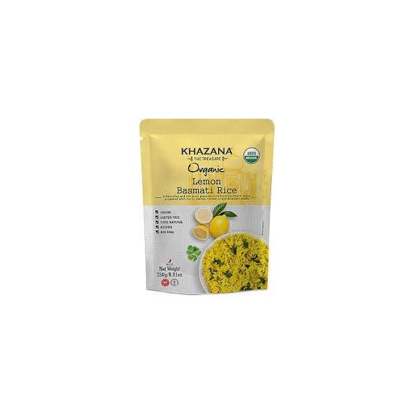 KHAZANA: Rice Basmati Lemon Rte, 8.81 oz