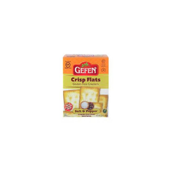 GEFEN: Crisp Flats Salt Pepper, 5.2 oz