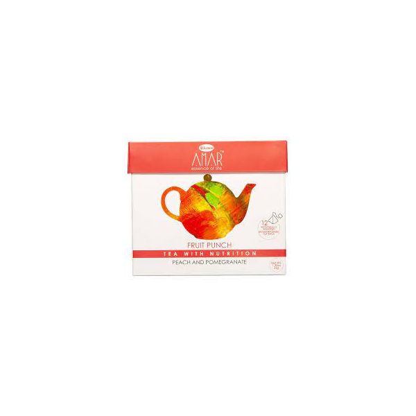 AMAR ESSENCE OF LIFE TEA WITH NUTRITION: Tea Frt Pnch Pch Pomgrnt, 1.32 oz